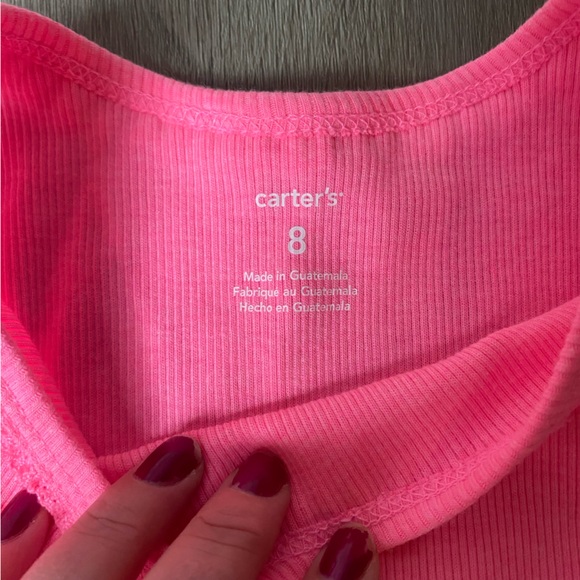 Nike & Carter’s Hot Pink Tank Bundle Girl’s Medium 8 - Picture 4 of 4